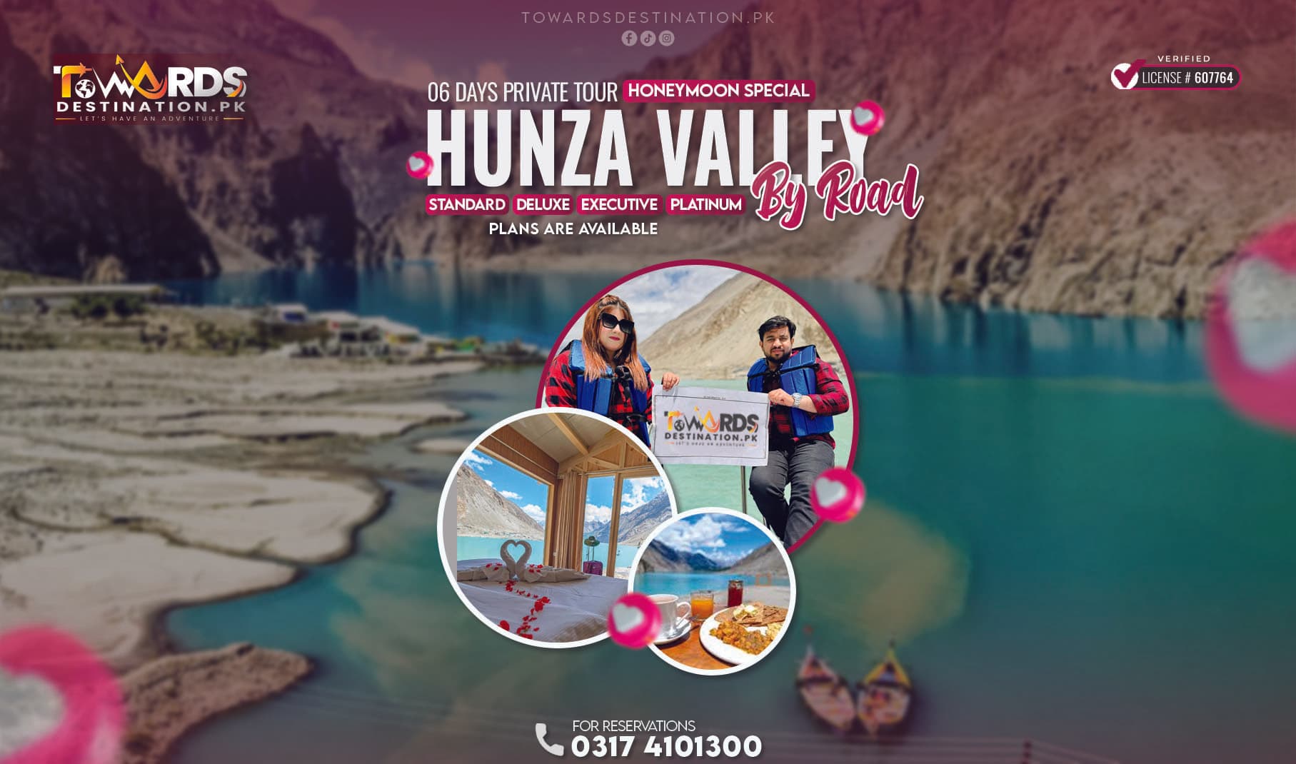 HUNZA VALLEY — Honeymoon Tour by Road (06 Days)