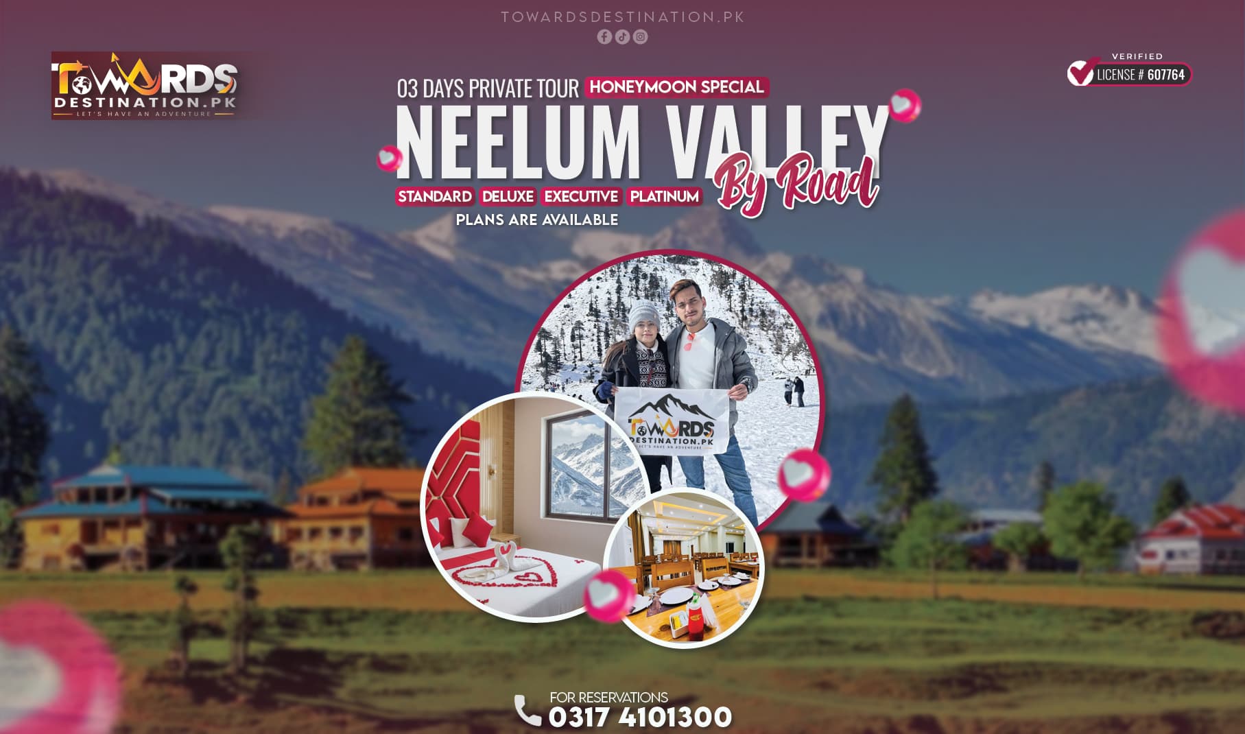 KASHMIR VALLEY — Honeymoon Special Trip (03 Days)