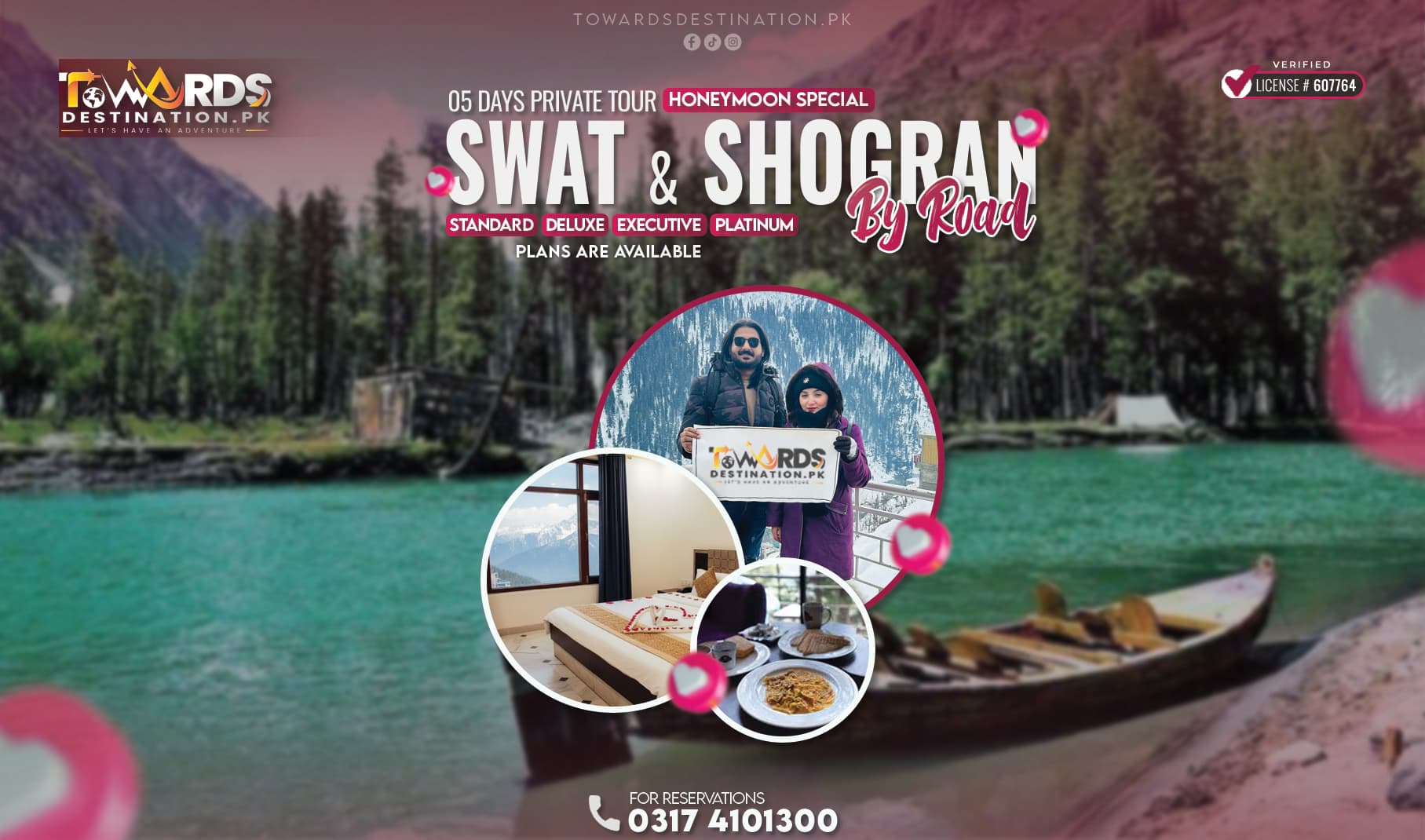 SWAT, HUNZA & SKARDU — Grand Honeymoon Tour (10 Days)