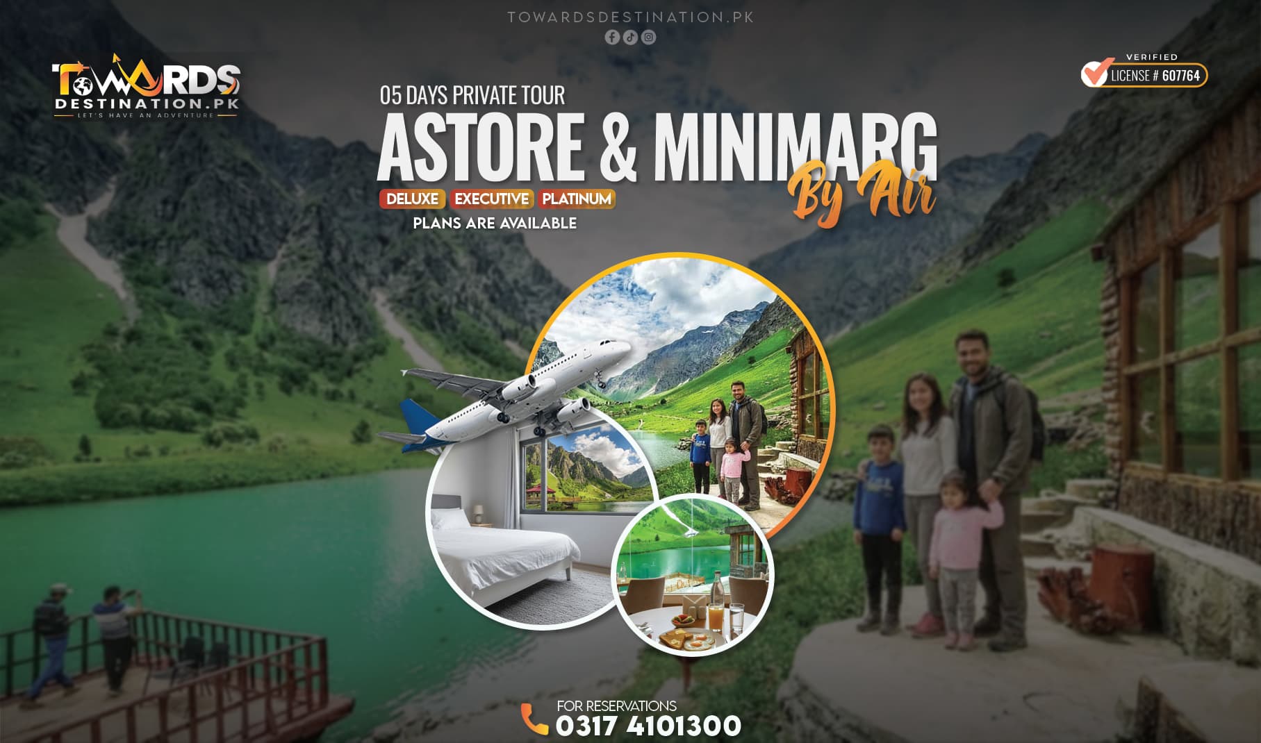 ASTORE & MINIMARG — Private Tour by Air (05 Days)