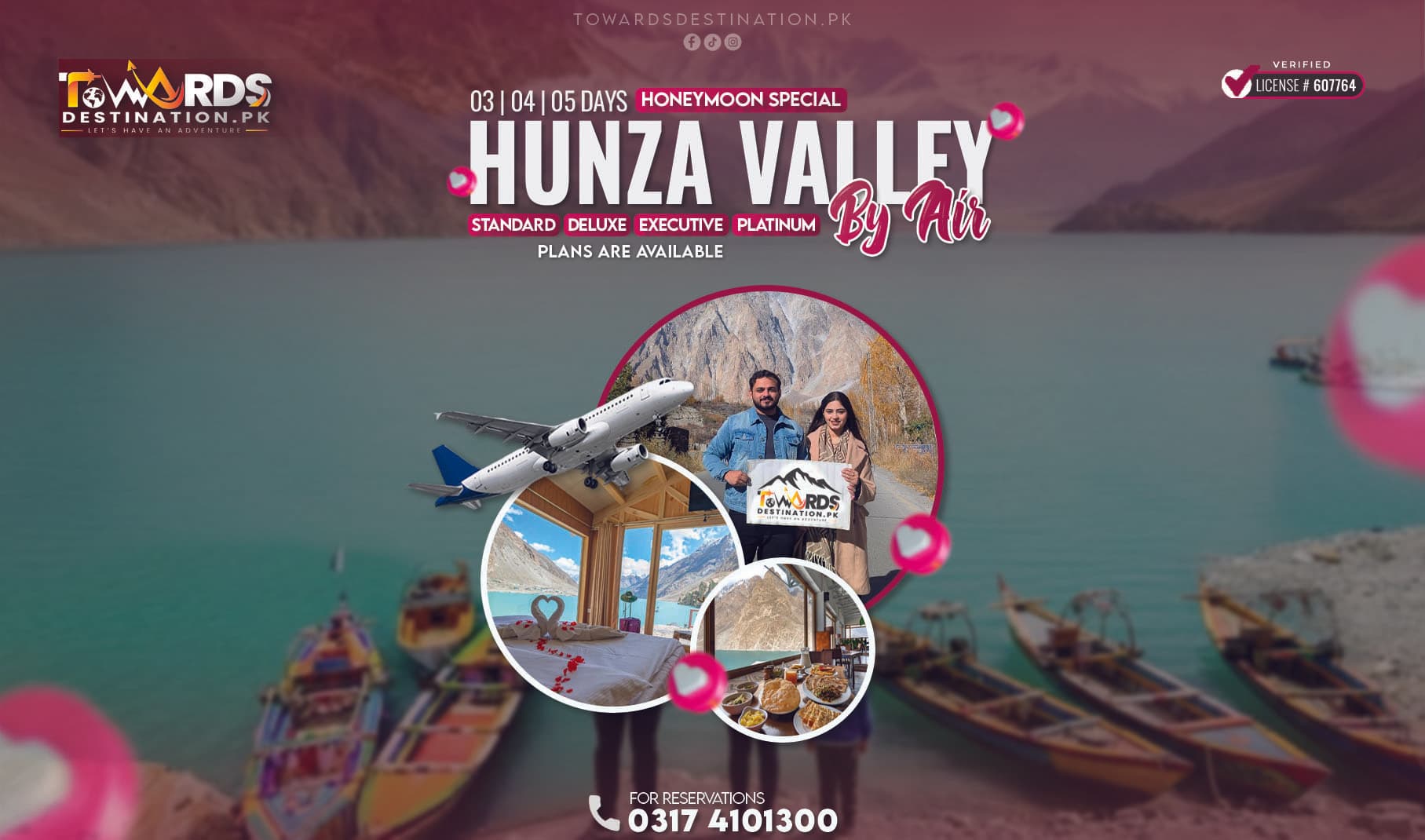 HUNZA VALLEY — Private Tour by Air (03 Days)