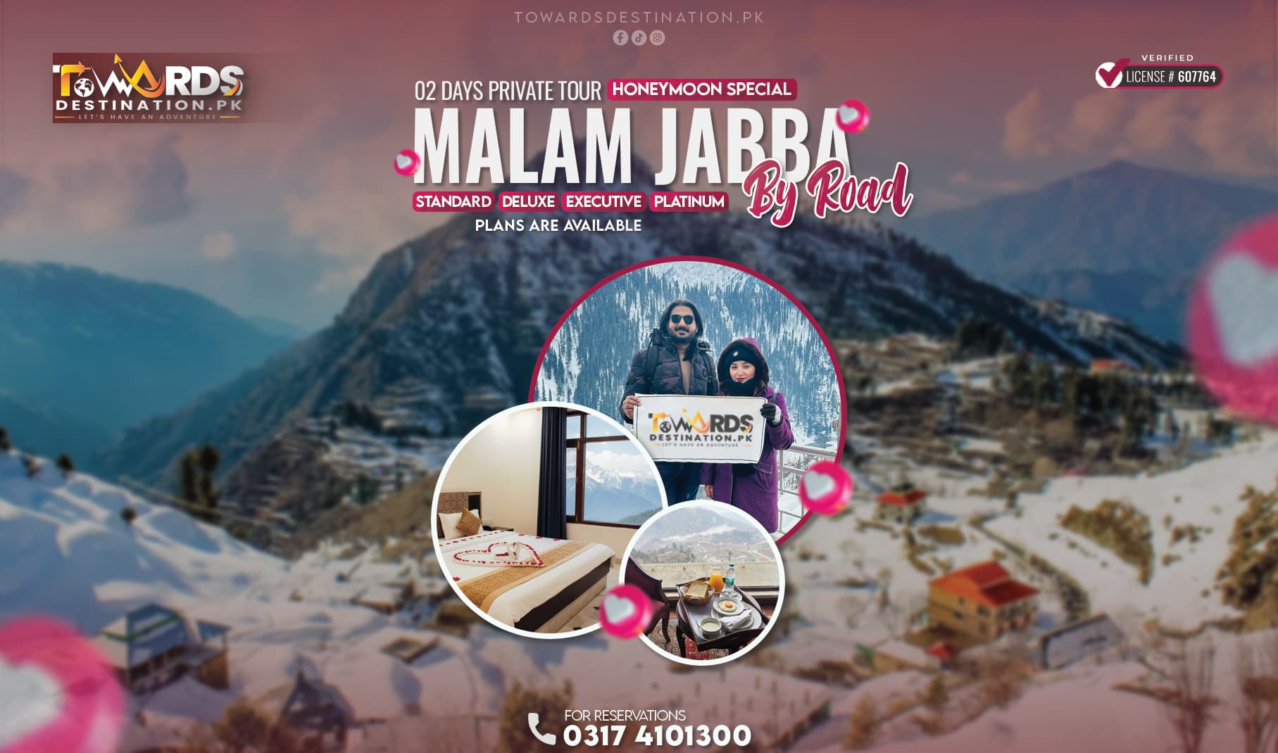 Malam Jabba Honeymoon Tour Package (2 Days)