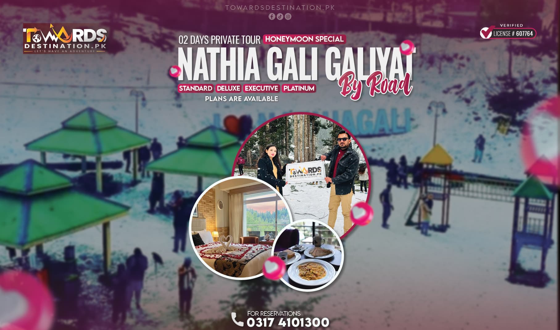 Nathia Gali Honeymoon Package – A Romantic Mountain Retreat