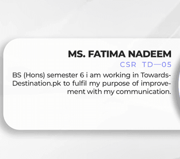 Ms. Fatima Nadeem